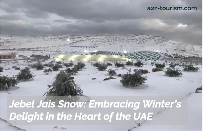 Jebel Jais Snow Embracing Winter's Delight in the Heart of the UAE
